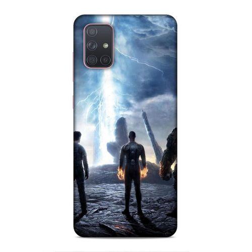 Samsung Galaxy A71 Uyumlu Kılıf BMovie (49) Ultra Silikon Kılıf Fantastik Dörtlü