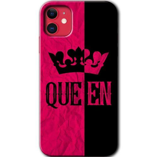 iPhone 11 Kılıf HD Desen Baskılı Arka Kapak - Queen