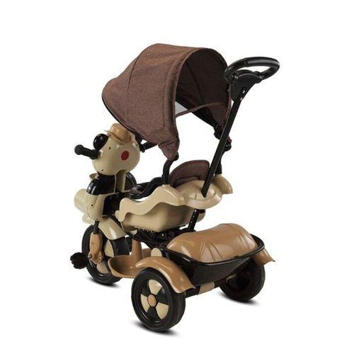 BabyHope Babyhope 127A Little Panda 3 Tekerli Kontrollü Bisiklet (Pedli) Kahve