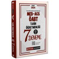 2026 MEB AGS ÖABT Tarih Öğretmenliği Tamamı Çözümlü 7 Deneme Pegem Yayınları