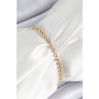 Xuping Pirinç Dorika Model Gold Renk Kadın Bileklik