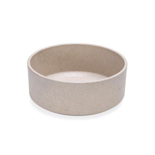 Beeztees DBL Köpek Mama Su Kabı, Bambu, Bej, 17cm, 800ml