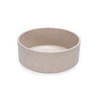 Beeztees DBL Köpek Mama Su Kabı, Bambu, Bej, 17cm, 800ml