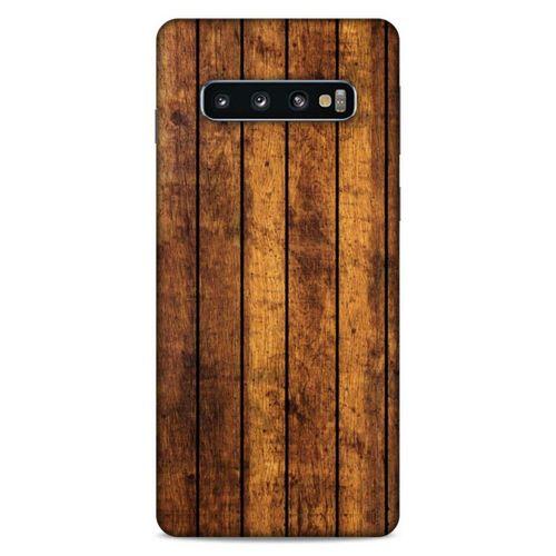 Lopard Samsung Galaxy S10 Uyumlu Kılıf Wood'X (15) Antişok Kılıf Baskılı