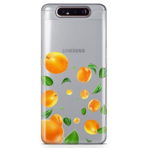 Samsung Galaxy A80 Kılıf Kayısılar Arka Kapak Koruma Desenli Full Koruyucu