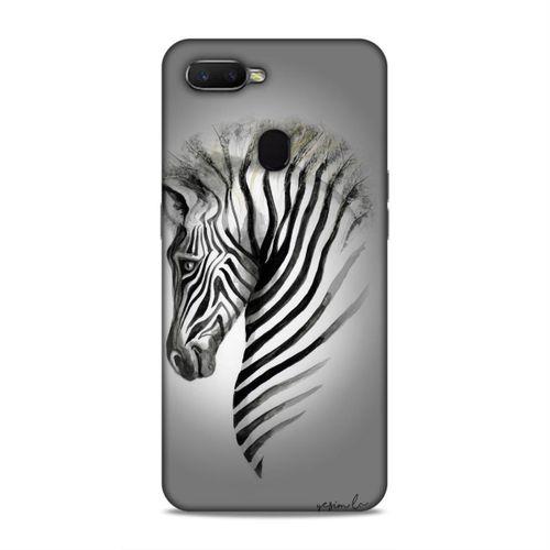 Oppo Ax7 Kılıf Zebra Arka Kapak Silikon Koruma Full Koruyucu