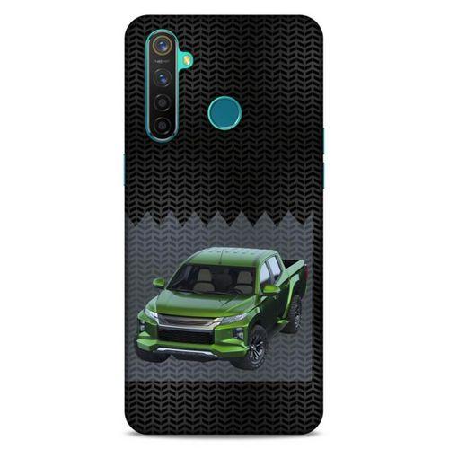 Lopard Oppo Realme 5 Pro Uyumlu Kılıf PickUpX (18) Telefon Kılıfları Fosforlu Yeşil