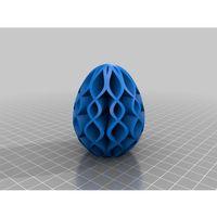 Jajko Wielkanocne Kompleks 3D Baskı (Bu ürün Sadece Plastik parçadır - Almadan Önce Soru Sorabilirsiniz)