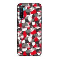 Realme 6i Uyumlu Kılıf Romans (38) Neo Hybrid Kılıf Kırmızı Gri