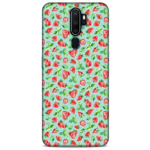 Frutix Çilek 02 Oppo A9 2020 Kılıf Desenli Silikon