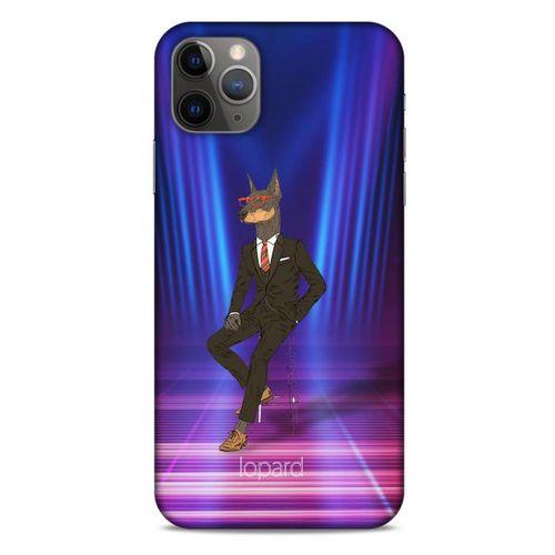 Apple Iphone 11 Pro Max Kılıf FunnyMaX (44) Tough Armor Kılıf Fuşya Doberman