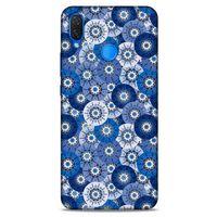 Huawei Psmart 2019 Uyumlu Kılıf Mavi Delisi (37) Silicone Cover Daireler