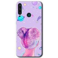 Huawei Y6P Kılıf HD Desen Baskılı Arka Kapak - Uzaylı Kız