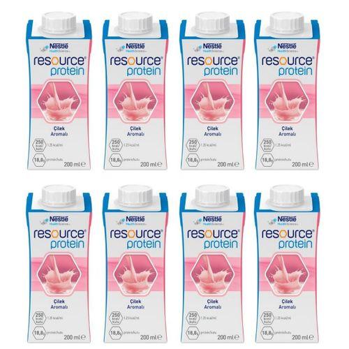 Nestle Resource Protein Çilek Aromalı 200 ML X 6 Adet