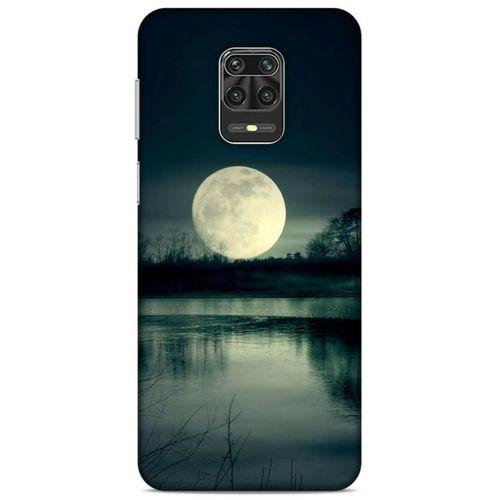 Lopard Xiaomi Redmi Note 9 Pro Uyumlu Kılıf Gece'S (36) Glitter Kılıf Ay Göl