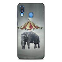 Lopard Samsung Galaxy A40 Uyumlu Kılıf Manipülasyon ☻ (15) Antişok Kılıf Baskılı