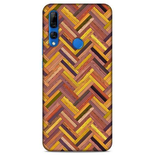 Lopard Huawei Y9 Prime 2019 Uyumlu Kılıf Wood'X (39) Liquid Crystal Kılıf Baskılı