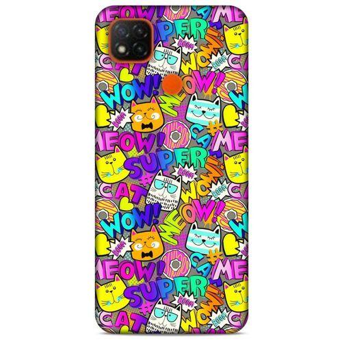 Graffitix (12) Desenli Silikon Kapak Xiaomi Redmi 9C Kılıf