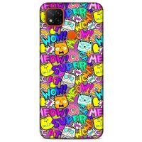 Graffitix (12) Desenli Silikon Kapak Xiaomi Redmi 9C Kılıf