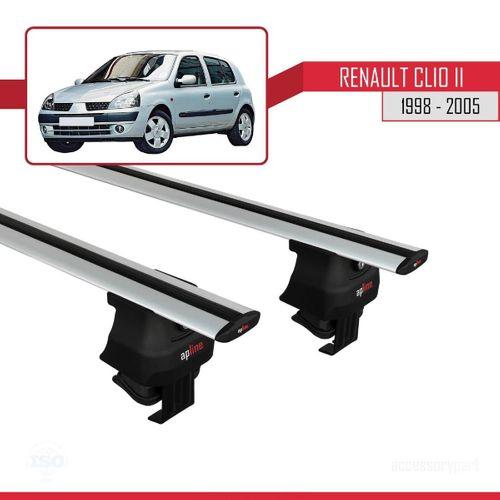 Renault Clio II 1998-2005 Arası ile uyumlu ACE-4 Ara Atkı Tavan Barı GRİ