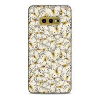 Samsung Galaxy S10e Kılıf Kelebek Etkisi (23) Ultra Koruma Kılıfı Turuncu