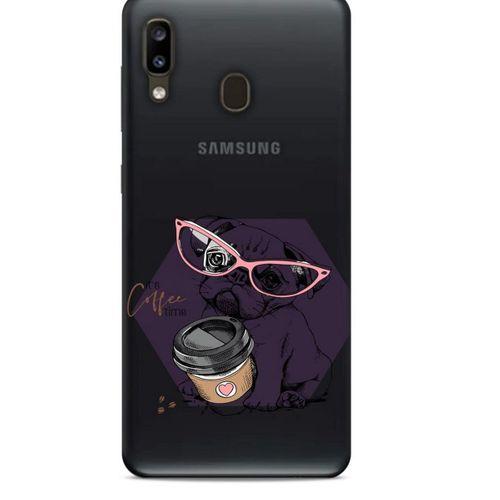 Zoologix (7) Samsung Galaxy A11 Şeffaf Kılıf Silikon Desenli