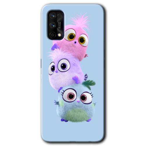 Realme 7 Pro Kılıf HD Desen Baskılı Arka Kapak + Temperli Cam - Puffy