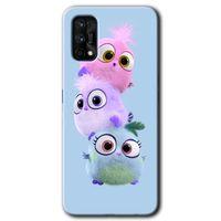 Realme 7 Pro Kılıf HD Desen Baskılı Arka Kapak + Temperli Cam - Puffy