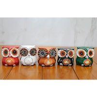 Ahşap 5'li Baykuş Seti Model 3