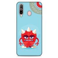 Emojix (31) Samsung Galaxy A60 Kılıf Silikon Kapak Desenli