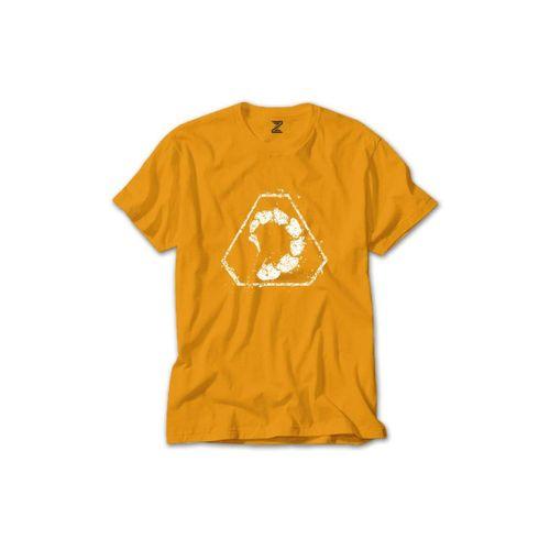 Command & Conquer Logo Renkli Tişört Sarı Renkli