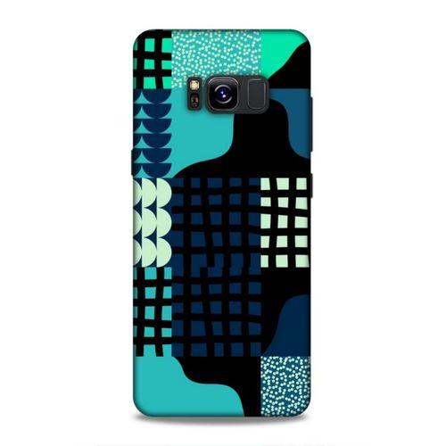 Samsung Galaxy S8 Uyumlu Kılıf Insomnia (17) Tasarım Kılıf Yeşil Lacivert