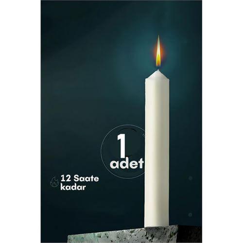 Klasik Mum1 Adet - Kokusuz Mum