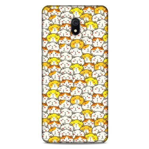 Lopard Xiaomi Redmi 8A Uyumlu Kılıf Kediler (28) Arka Kapak Tombul Kedi