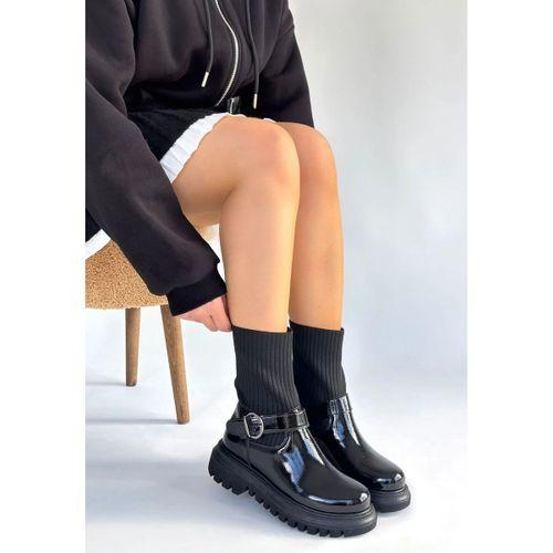 Zerta Siyah Rugan Streçli Bot