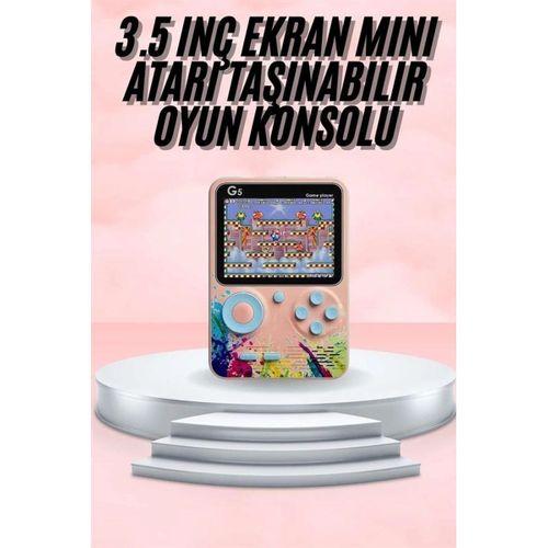 3 5 İnç Klasik Retro Lcd Ekran 500 Oyunlu Oyun Konsolu Taşınabilir