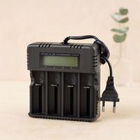 4 Yuvalı Li-ion Pil Şarj Cihazı 3000mA 4.2V (18650/26650/16340 Uyumlu)