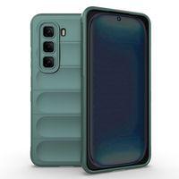 İnfinix Hot 50 4G Kılıf Esnek TPU Oyuklu Arka Yüzey Tasarımlı Zore Etnik Silikon Kapak