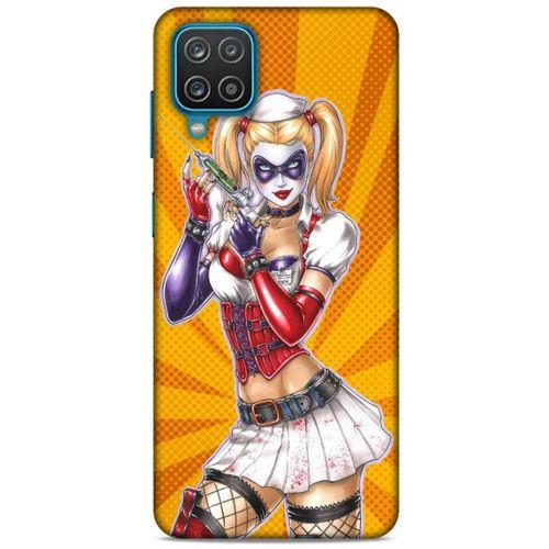 Samsung Galaxy A12 Uyumlu Kılıf Harley Quinn (42) Rugged Armor Kılıf Mandalina