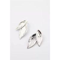 Yaprak Küpe - Gümüş