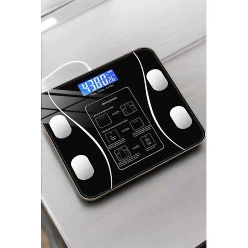 Akıllı Tartı Dijital Baskül Yağ Su Kas Vücut Kitle Kilo Ölçer Tartı