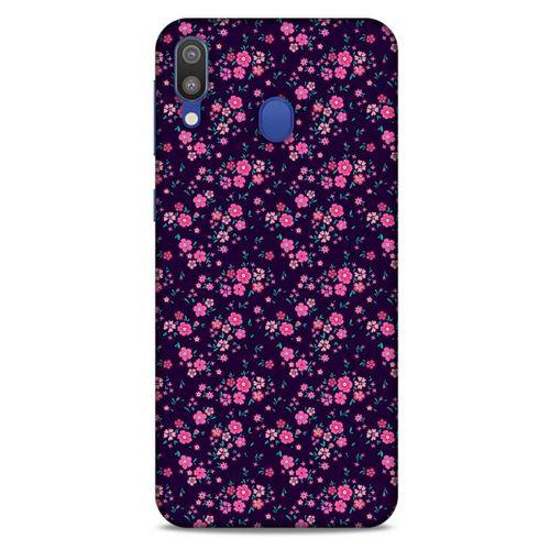 Samsung Galaxy M20 Uyumlu Kılıf Pembe Delisi (2) Kabı Çiçekli