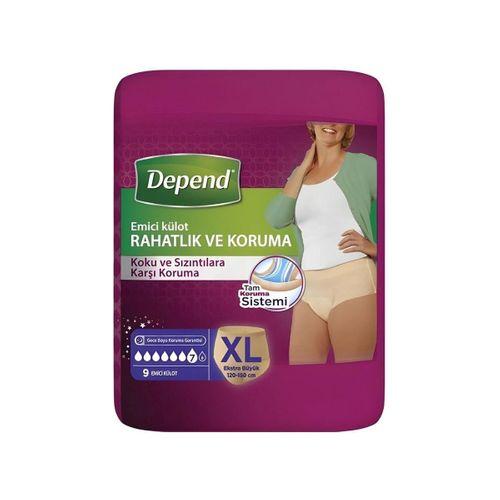 Depend Depend Emici Külot Extra Büyük Boy Kadın 9 Adet