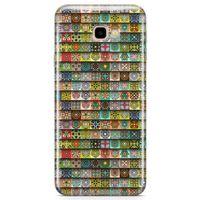 Samsung Galaxy J4 Plus Kılıf Tarihi Motifler Arka Kapak Koruma Desenli Full Koruyucu