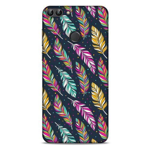 Huawei Psmart Kılıf Desenli Özel Seri Tüyler (13) Silikon Kap