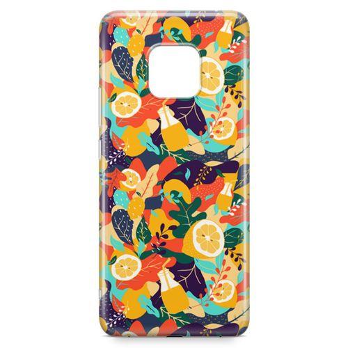 Huawei Mate 20 Pro Kılıf C Vitamini Arka Kapak Koruma Desenli Full Koruyucu