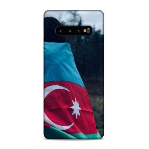 Samsung Galaxy S10 Plus Uyumlu Kılıf Azarbaijan (38) Neo Hybrid Kılıf Bayrak Kadın