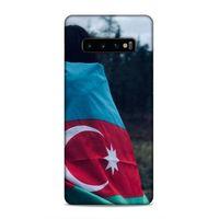 Samsung Galaxy S10 Plus Uyumlu Kılıf Azarbaijan (38) Neo Hybrid Kılıf Bayrak Kadın