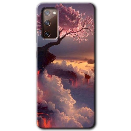 MRCİLETİSİM Samsung Galaxy S20 FE Kılıf Baskılı Kapak - Uçurumdaki Hayat +Tam Ekran Koruyucu