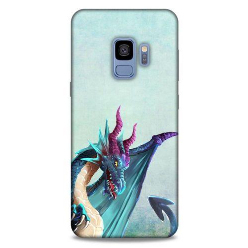 Samsung Galaxy S9 Kılıf Dragons (19) Kılıfları Mavi Ejderha